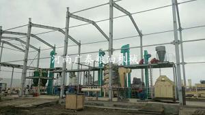 烏茲別克斯坦300噸棉籽預(yù)榨、浸出生產(chǎn)線安裝現(xiàn)場